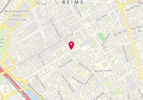 Plan de Reims Cathedrale Notaire, 4 Rue Rockefeller, 51100 Reims