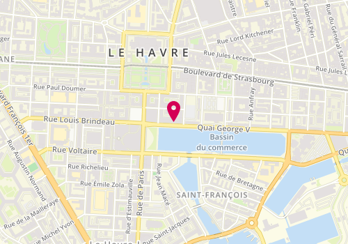 Plan de Jean-Philippe BANEL et Mathieu KEROMNES, ACTE V Notaires, 13 Quai George V, 76600 Le Havre