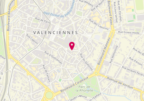 Plan de Candeiller Schmit Stéphanie, 2 Ter Rue Saint Cordon, 59300 Valenciennes