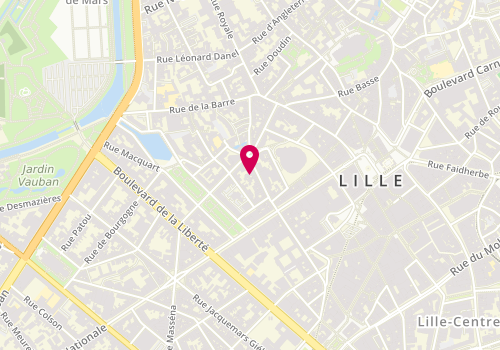 Plan de Arsenal Notaires Associés, 93/ l'Hôpital
95 Rue de l'Hôpital Militaire, 59000 Lille