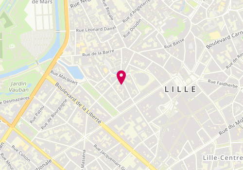 Plan de DANJOU Michaël, 97 Rue de l'Hôpital Militaire, 59000 Lille