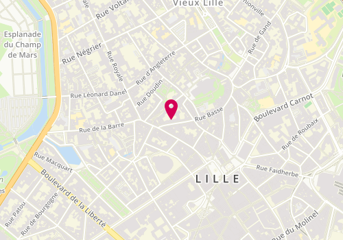 Plan de DASSONVILLE-Szymusiak Christine, 42 - 46 Rue Basse, 59800 Lille