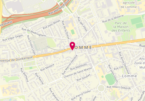 Plan de Nicolas DELMOTTE - Karine RENAUT-MAGNIES - Notaires de LOMME, 795 avenue de Dunkerque, 59160 Lille